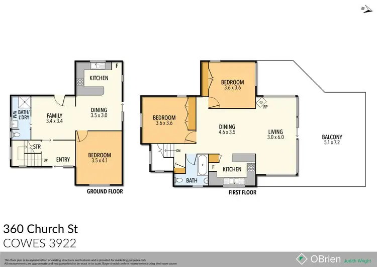 Floorplan of Homely house listing, 360 Church Street, Cowes VIC 3922