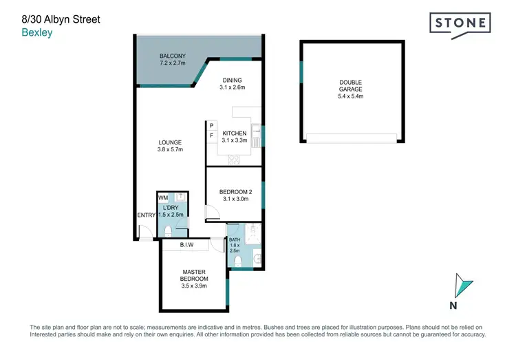 Floorplan of Homely apartment listing, 8/30 Albyn Street, Bexley NSW 2207