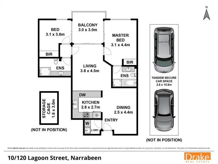 Floorplan of Homely apartment listing, 10/120 Lagoon Street, Narrabeen NSW 2101