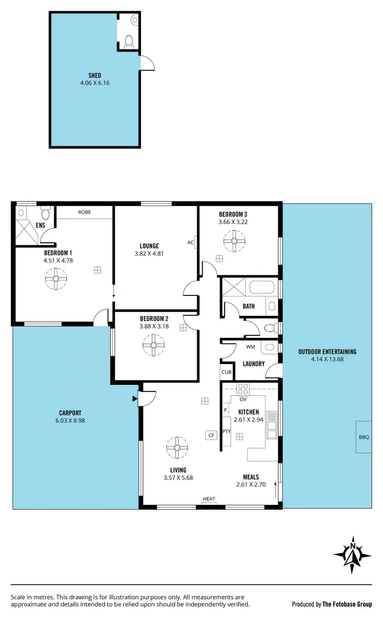 Floorplan of Homely house listing, 49 Nicolle Drive, Morphett Vale SA 5162