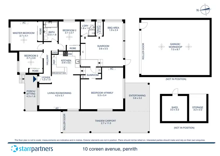 Floorplan of Homely house listing, 10 Coreen Avenue, Penrith NSW 2750