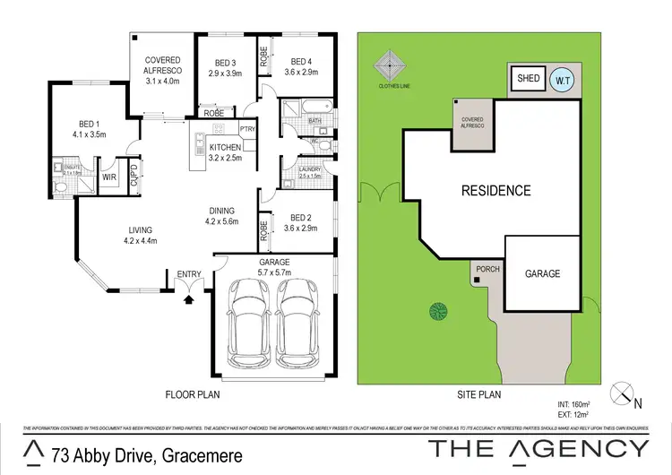 Floorplan of Homely house listing, 73 Abby Drive, Gracemere QLD 4702