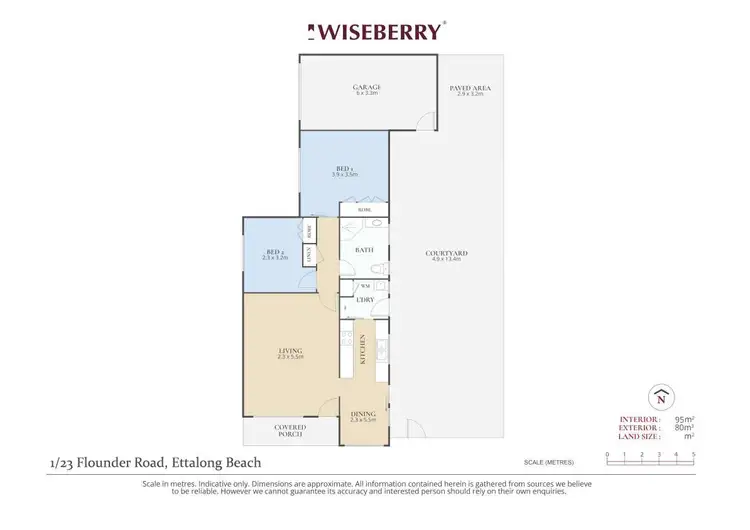 Floorplan of Homely villa listing, 1/23 Flounder Road, Ettalong Beach NSW 2257