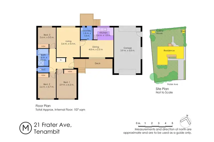 Floorplan of Homely house listing, 21 Frater Avenue, Tenambit NSW 2323