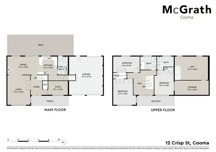 Floorplan of Homely house listing, 12 Crisp Street, Cooma NSW 2630