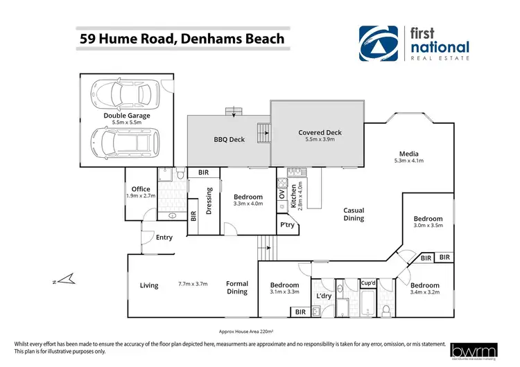 Floorplan of Homely house listing, 59 Hume Road, Denhams Beach NSW 2536