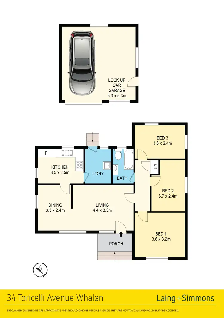 Floorplan of Homely house listing, 34 Toricelli Avenue, Whalan NSW 2770