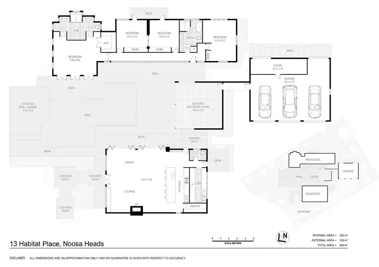Floorplan of Homely house listing, 13 Habitat Place, Noosa Heads QLD 4567