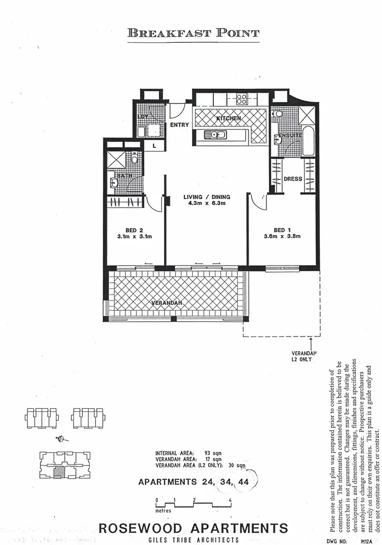 Floorplan of Homely apartment listing, 44/21 Tennyson Road, Breakfast Point NSW 2137