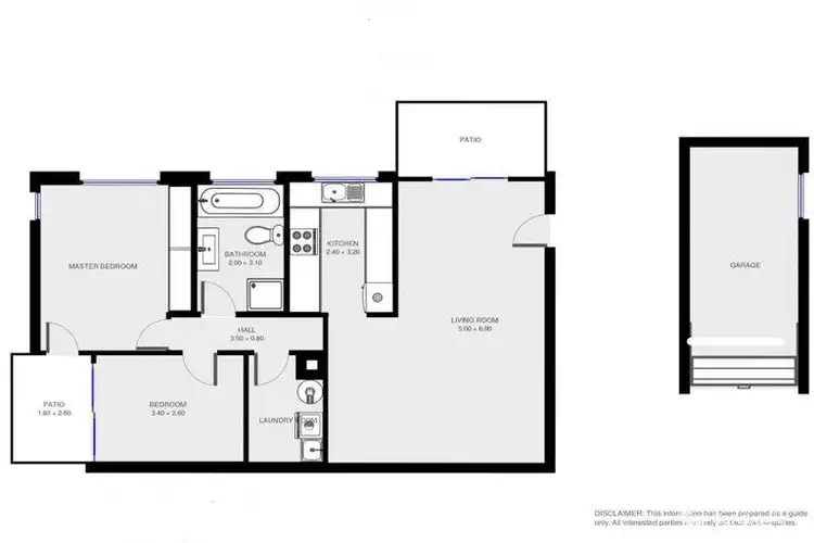 Floorplan of Homely unit listing, 1/35 Merewether Street, Merewether NSW 2291