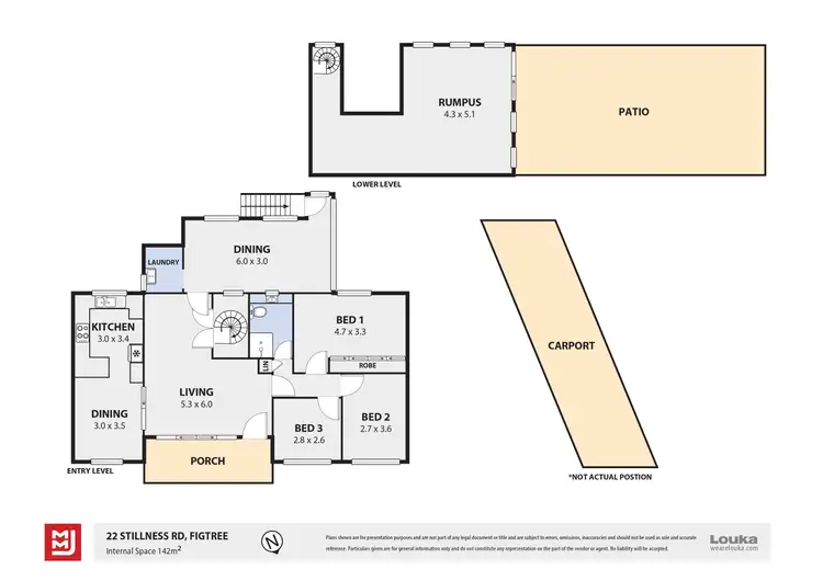 Floorplan of Homely house listing, 22 Stillness Road, Figtree NSW 2525
