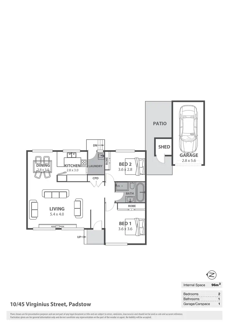 Floorplan of Homely villa listing, 10/45 Virginius Street, Padstow NSW 2211
