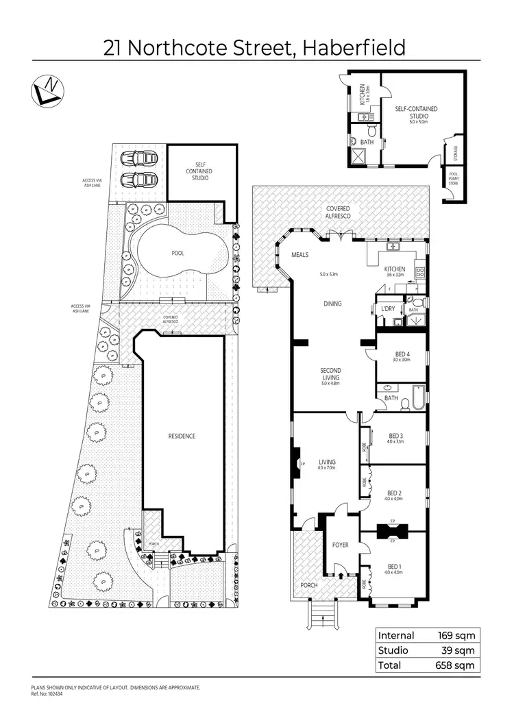 Floorplan of Homely house listing, 21 Northcote Street, Haberfield NSW 2045