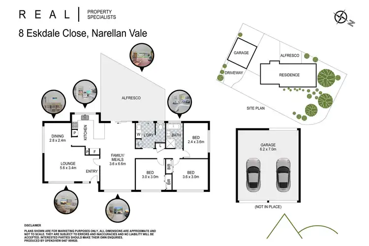 Floorplan of Homely house listing, 8 Eskdale Close, Narellan Vale NSW 2567
