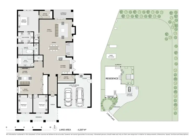 Floorplan of Homely house listing, 12 Lyon Place, Ballan VIC 3342