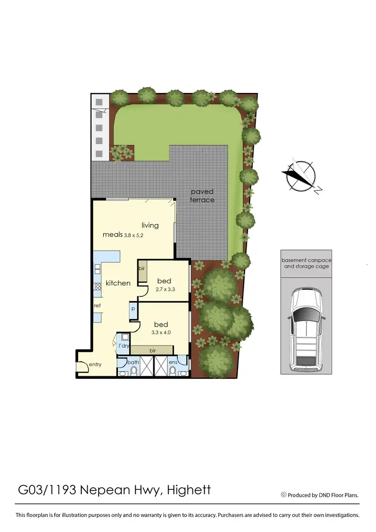 Floorplan of Homely apartment listing, G03/1193 Nepean Highway, Highett VIC 3190