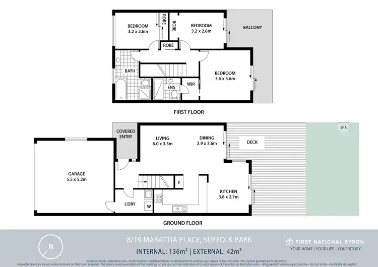 Floorplan of Homely unit listing, 8/19 Marattia Place, Suffolk Park NSW 2481