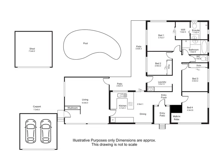 Floorplan of Homely house listing, 8 Janus Close, Mooroobool QLD 4870
