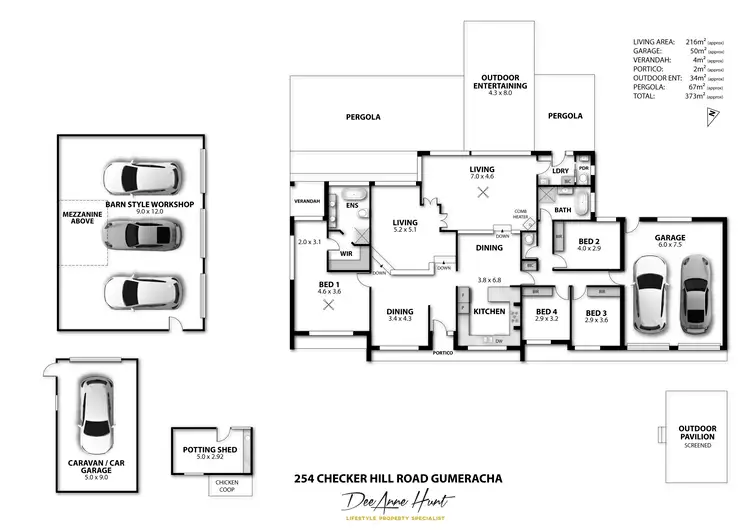 Floorplan of Homely rural property listing, 254 Checker Hill Road, Gumeracha SA 5233