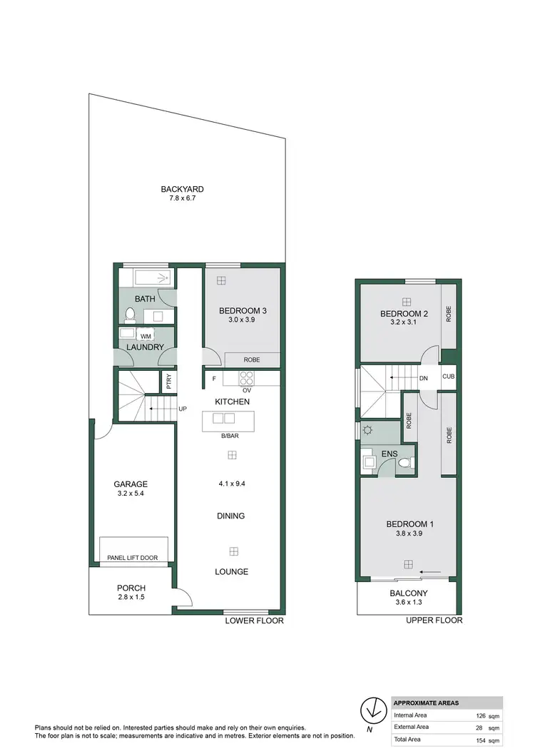 Floorplan of Homely townhouse listing, 16 Abercrombie Avenue, Woodforde SA 5072