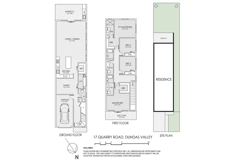 Floorplan of Homely semi-detached listing, 17 Quarry Road, Dundas Valley NSW 2117