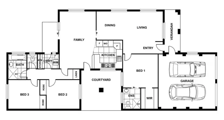 Floorplan of Homely house listing, 17 River Drive, Karabar NSW 2620