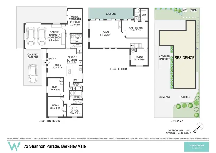 Floorplan of Homely house listing, 72 Shannon Parade, Berkeley Vale NSW 2261