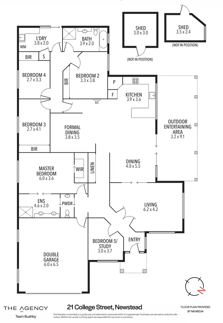 Floorplan of Homely house listing, 21 College Street, Newstead TAS 7250