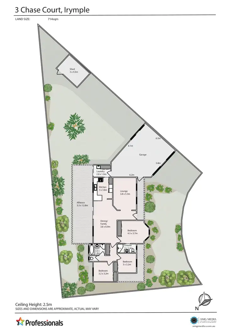Floorplan of Homely house listing, 3 Chase Court, Irymple VIC 3498