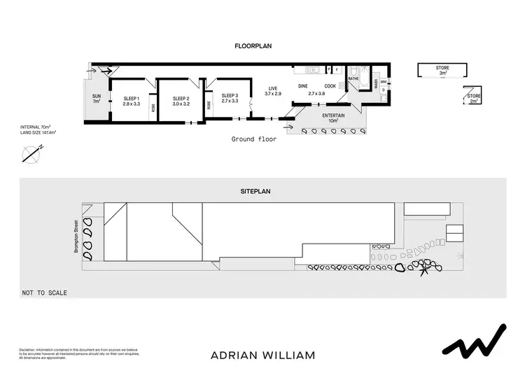 Floorplan of Homely house listing, 7 Brompton Street, Marrickville NSW 2204