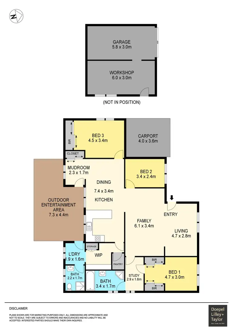 Floorplan of Homely rural property listing, 193 Triggs Road, Yendon VIC 3352