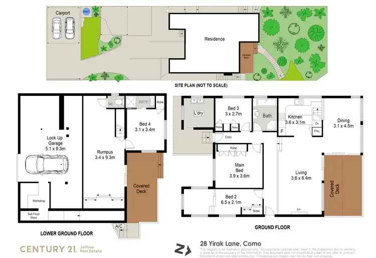 Floorplan of Homely house listing, 28 Yirak Lane, Como NSW 2226