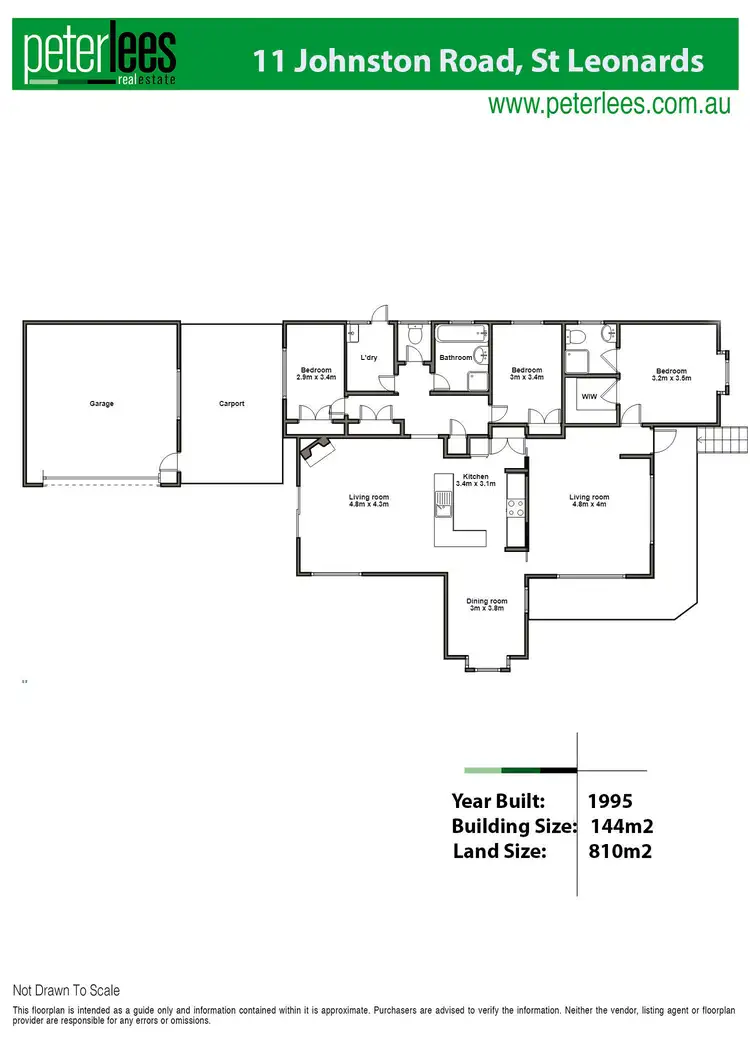 Floorplan of Homely house listing, 11 Johnston Road, St Leonards TAS 7250
