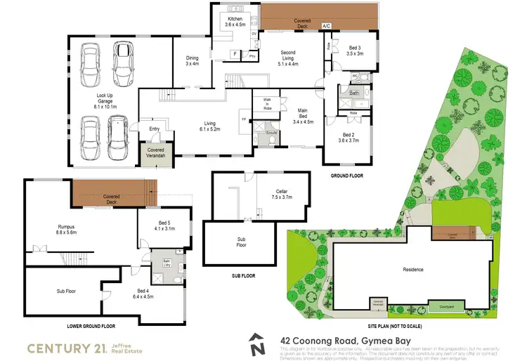 Floorplan of Homely house listing, 42 Coonong Road, Gymea Bay NSW 2227