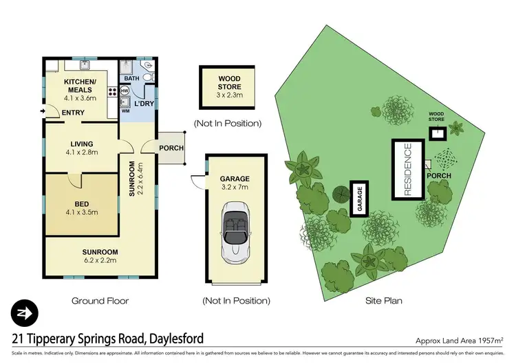 Floorplan of Homely house listing, 21 Tipperary Springs Road, Daylesford VIC 3460