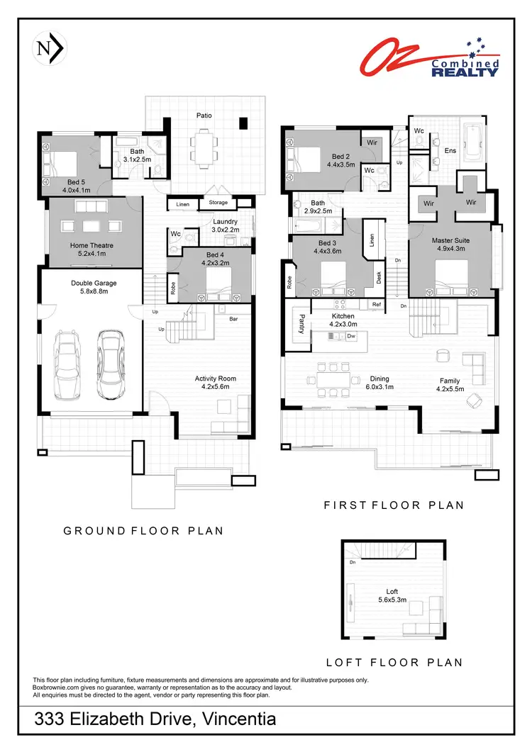 Floorplan of Homely house listing, 333 Elizabeth Drive, Vincentia NSW 2540