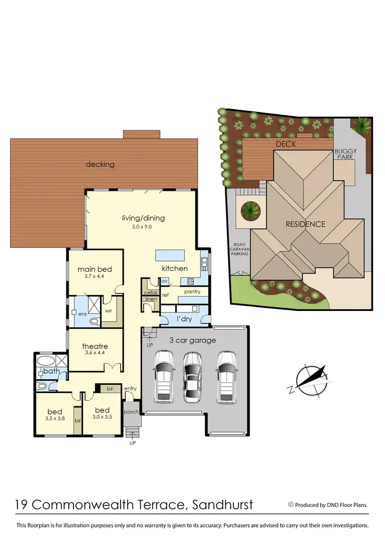 Floorplan of Homely house listing, 19 Commonwealth Terrace, Sandhurst VIC 3977