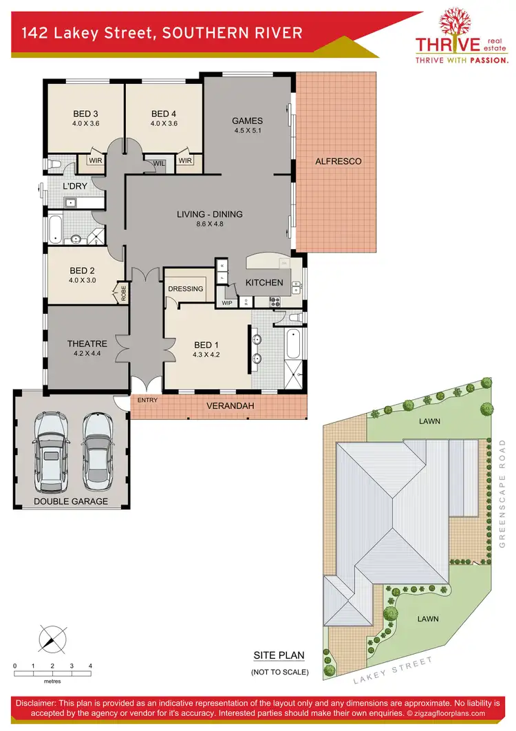 Floorplan of Homely house listing, 142 Lakey Street, Southern River WA 6110