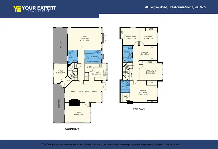 Floorplan of Homely rural property listing, 70 Langley Road, Cranbourne South VIC 3977