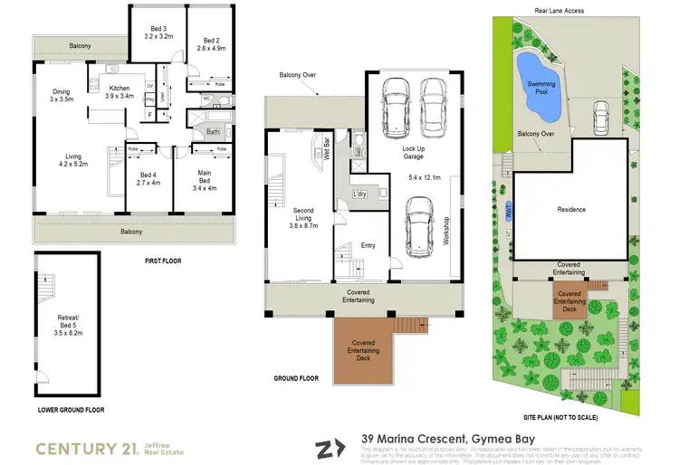 Floorplan of Homely house listing, 39 Marina Crescent, Gymea Bay NSW 2227