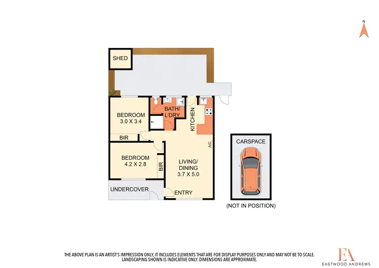 Floorplan of Homely unit listing, 1/38 Pride Avenue, Hamlyn Heights VIC 3215