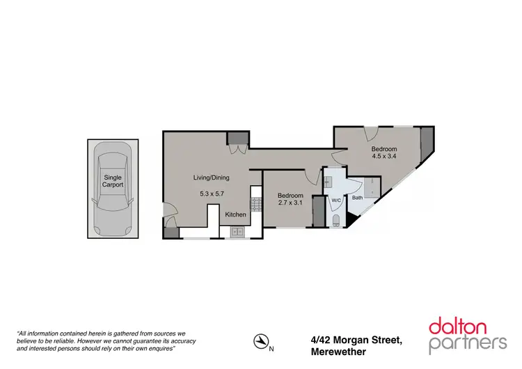 Floorplan of Homely unit listing, 4/42 Morgan Street, Merewether NSW 2291