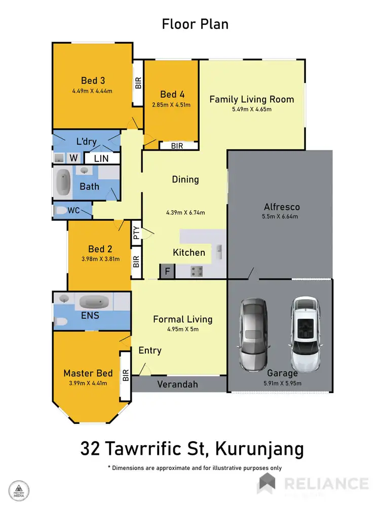 Floorplan of Homely house listing, 32 Tawrrific Street, Kurunjang VIC 3337