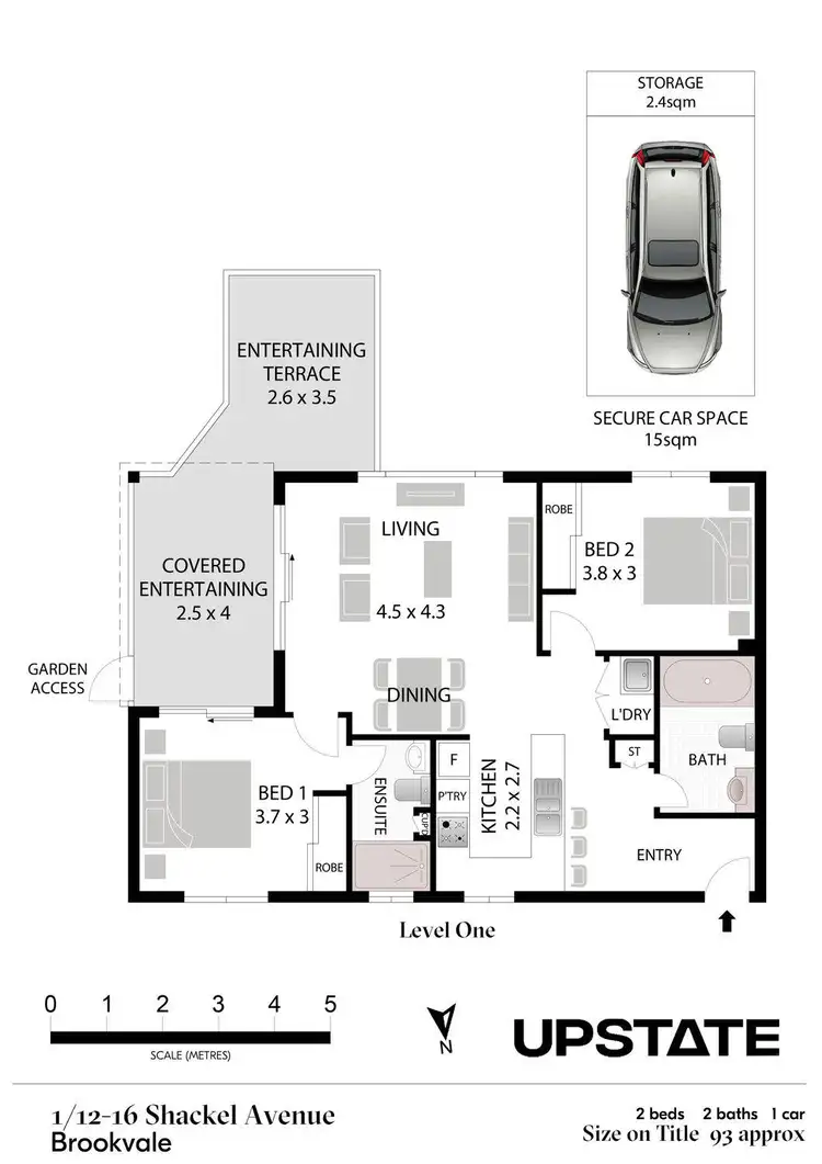 Floorplan of Homely apartment listing, 1/12-16 Shackel Avenue, Brookvale NSW 2100