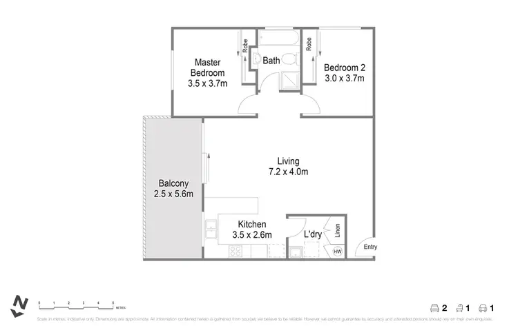 Floorplan of Homely unit listing, 34/52-58 Linden Street, Sutherland NSW 2232