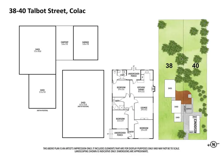 Floorplan of Homely house listing, 40 Talbot Street, Colac VIC 3250