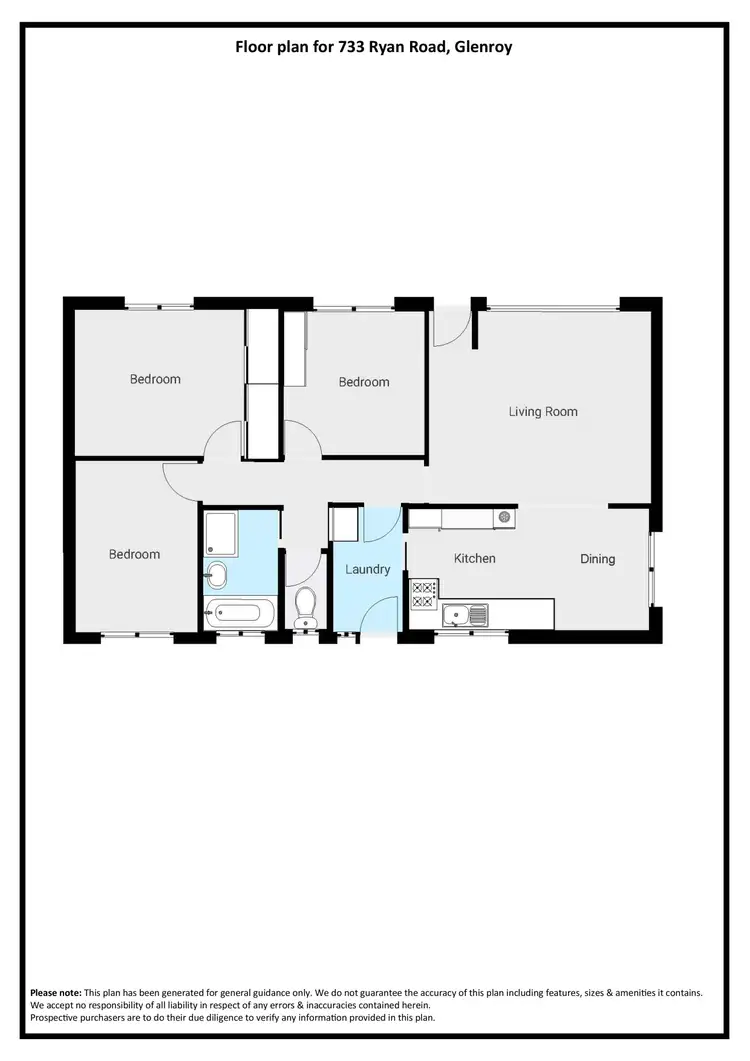 Floorplan of Homely house listing, 733 Ryan Road, Glenroy NSW 2640