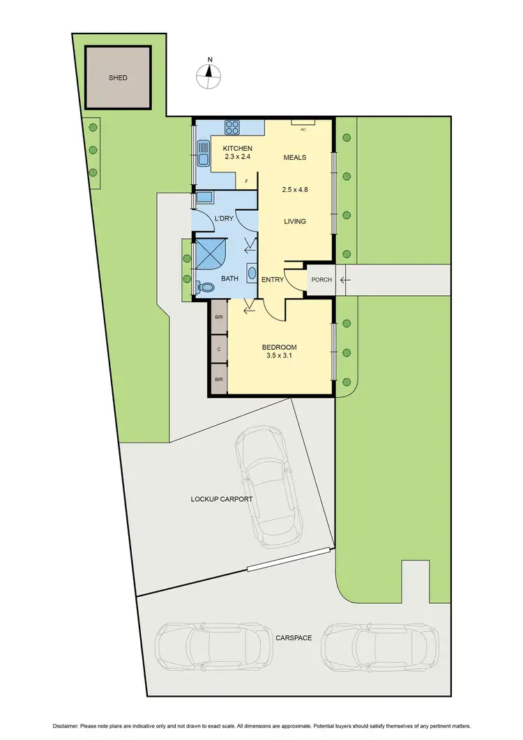 Floorplan of Homely villa listing, 9/93 Hoffmans Road, Niddrie VIC 3042