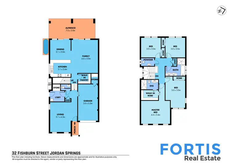 Floorplan of Homely house listing, 32 Fishburn Street, Jordan Springs NSW 2747