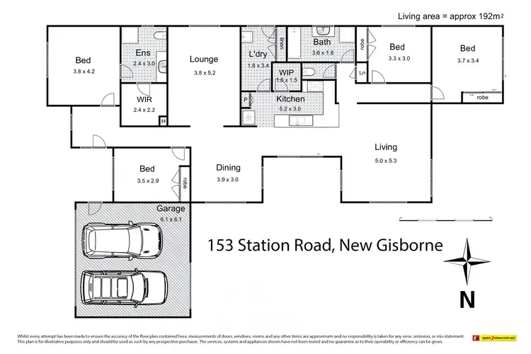 Floorplan of Homely house listing, 153 Station Road, New Gisborne VIC 3438